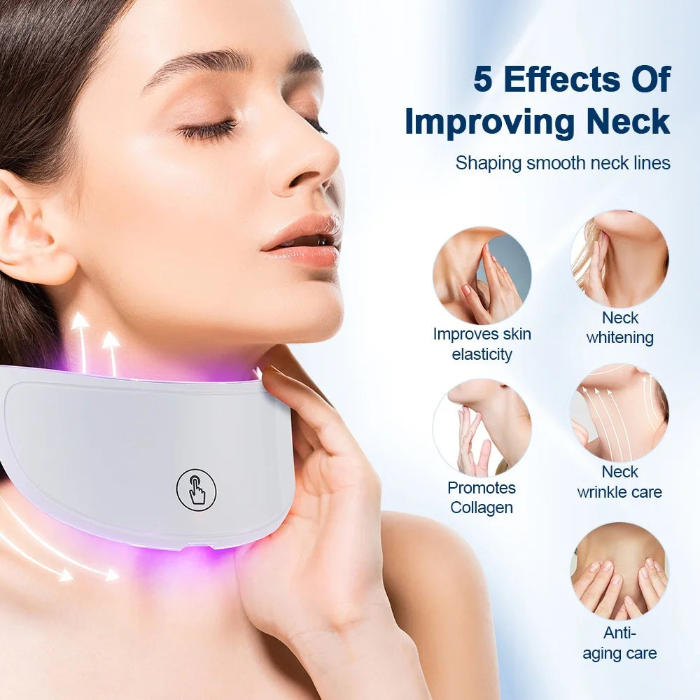 LumiGlow™ 7-Color LED Face & Neck Therapy Anti-aging Mask