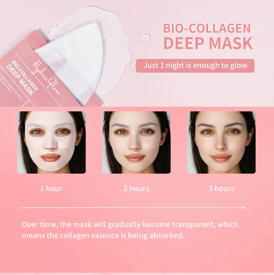 HydraGlow™ Bio-Collagen Hydrating Deep Face Mask