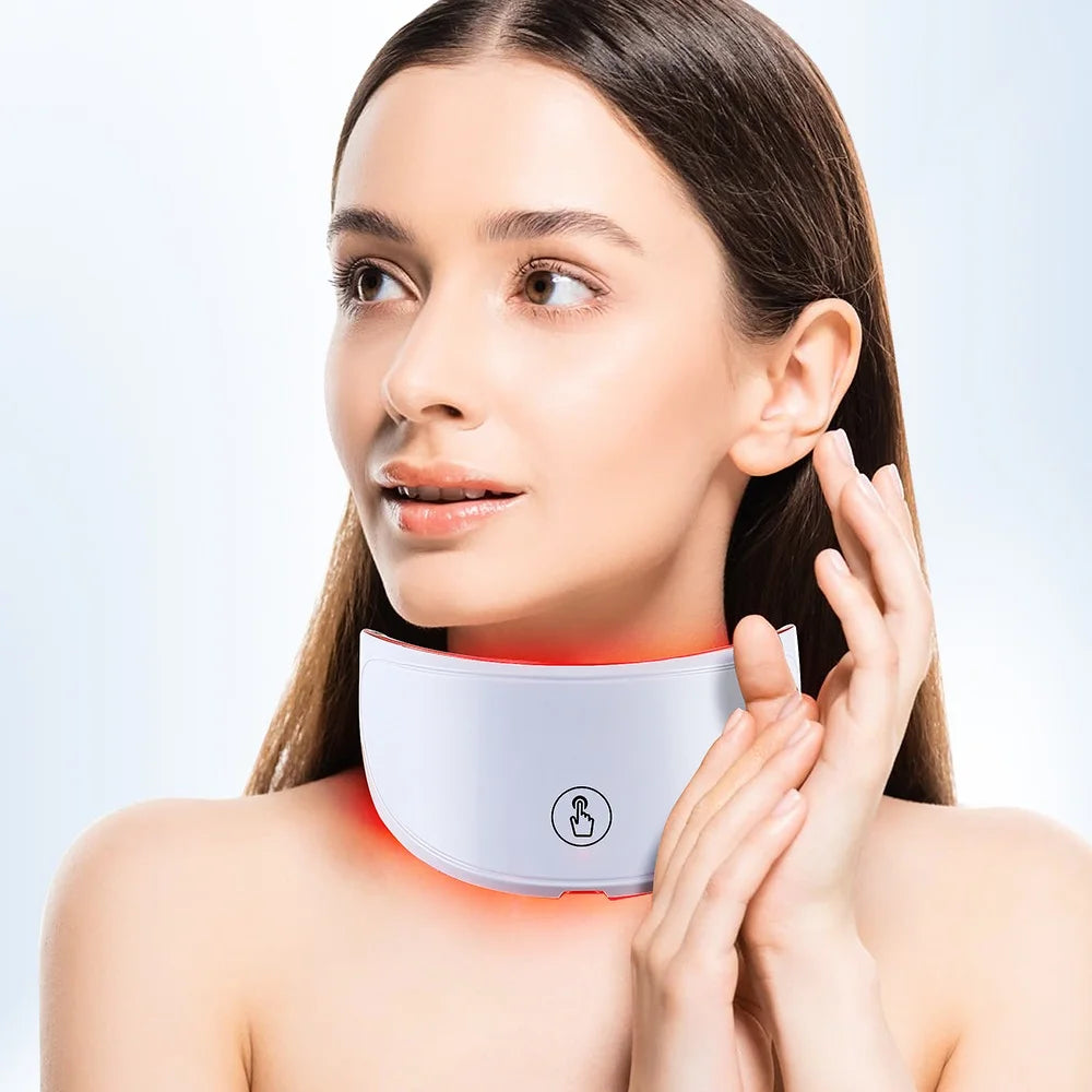 LumiGlow™ 7-Color LED Face & Neck Therapy Anti-aging Mask
