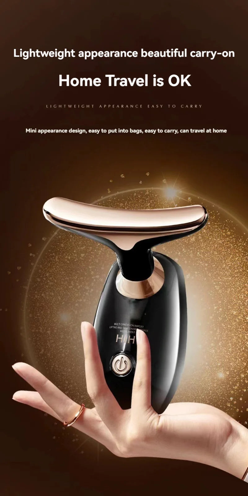LuxeLiftGlow™ Face Sculpting Device for Lifting, Toning Antiaging Facial Ultrasonic Massager.